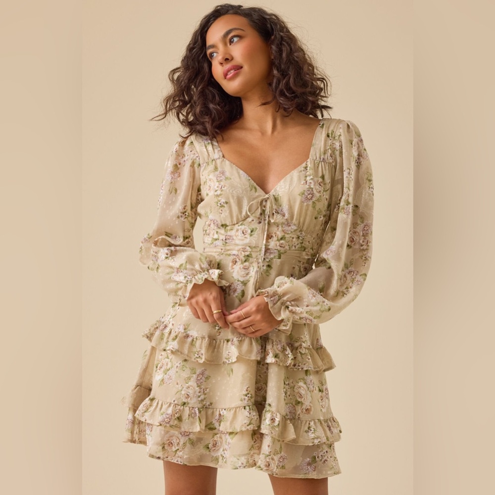 Altar’d State Kimberlee Floral Mini Dress